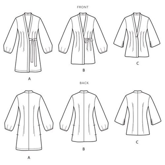 Simplicity 10426 9059 Sewing Pattern Misses Jacket Size 16-24 - Picture 3 of 6